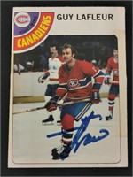 Signed Guy Lafleur 1978 O-Pee-Chee Card: No COA