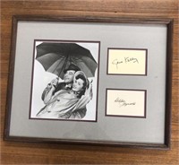 Signed Gene Kelly - Debbie Reynolds  framed Print