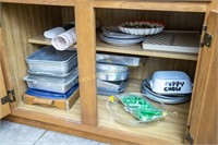 Cabinet full of baking pans
