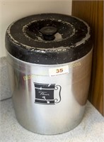 Vintage West Bend aluminum canister set