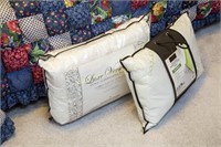 Pair of brand new bedroom pillows