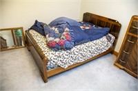 Full size waterfall bed