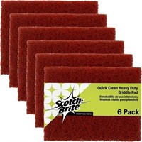 4 packs of 6 Scotch-Brite Griddle Cleaning Pads