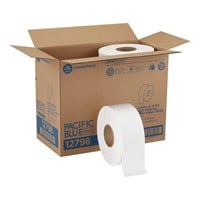 2-Ply Jumbo Roll Toilet Paper, 8 Roll Case