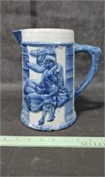 Early Blue and Gray Stone Pitcher