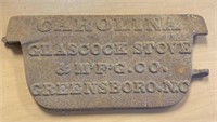 10"x5” Carolina Glascock Stove Cover. Ships