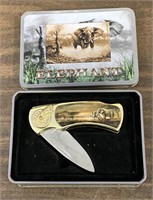 Mint in Box Elephant Knife / Ships