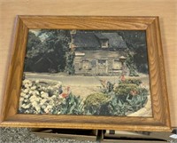 19"x14” Oldest School House Picture No Glass