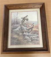 17"x20”. Framed Pheasant Pictures Gregory Messier