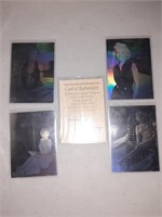 Marilyn Monroe 4 Hologram card Set