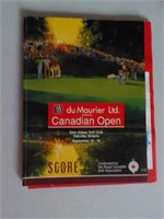 1990 Canadian Open Program with Lineup