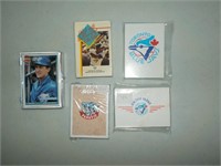 Lot of 5 Blue Jays cards Sets