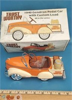 1940 Gendron pedal car with custom load