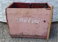 Vintage Coca-Cola cooler 33"Hx43"Wx27"D