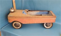 Vintage pedal car, Mustang?