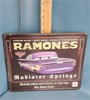 State Farm Cars, Ramones tin sign 11"×14"