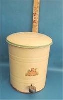 Vintage diaper pail 15"×13"