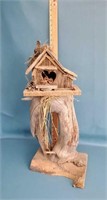Custom made birdhouse 25"H