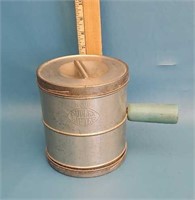 5 cup Duplex sifter Patented 1922