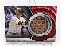 2016 Topps Carlos Gonzalez 500 HR Futures Coin