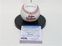 Stan Musial Signed Cardinals Baseball PSA COA