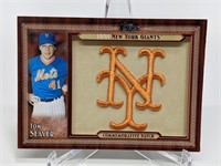 2011 Topps Tom Seaver Giants Comm. Patch