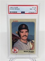 1983 Fleer Wade Boggs #179 PSA 8 RC