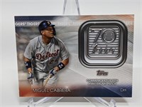 2021 Topps Miguel Cabrera 70th Ann. Comm. Patch