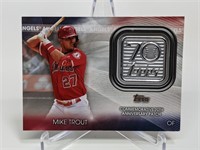 2021 Topps Mike Trout 70th Ann. Comm. Patch