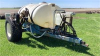 Progressive Single Axle 1,000 gallon Poly tank