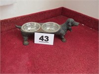 CAST IRON DOG DISH