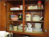 CONTENTS OF CUPBOARD