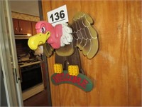 WELCOME SIGN - TURKEY VULTURE