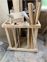 Who made woodworking cart with miscellaneous