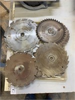 Lot of miscellaneous table saw blades
