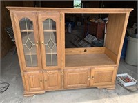 Beautiful TV Stand with glass doors