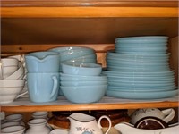 Cupboard Lot above oven ( Fireking blue)