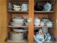 Cupboard lot -   LOADED full antiques