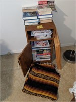 Cabinet / Books/ tray/ blanket