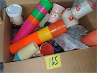 Plastic Vintage cups