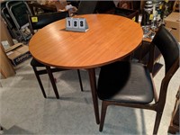 MID CENTURY table and 2 chairs