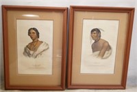 McKenney & Hall Chippewa Color Lithographs