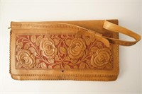 Leather vintage Mexican purse