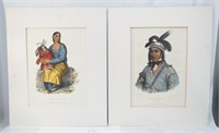 Two McKenney & Hall Color Lithographs