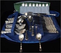 Reed & Barton Sterling Flatware 90 total pieces