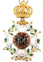 18kt Gold King Leopold Royal Order Medal
