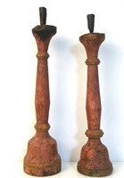 18th cent Spanish Colonial candle sticks