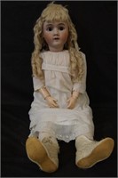 Antique Heinrich Handwerk Bisque Doll 32"