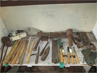 lead ladles, knives, handles, tools
