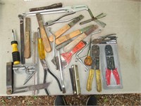wire pliers, knives, etc